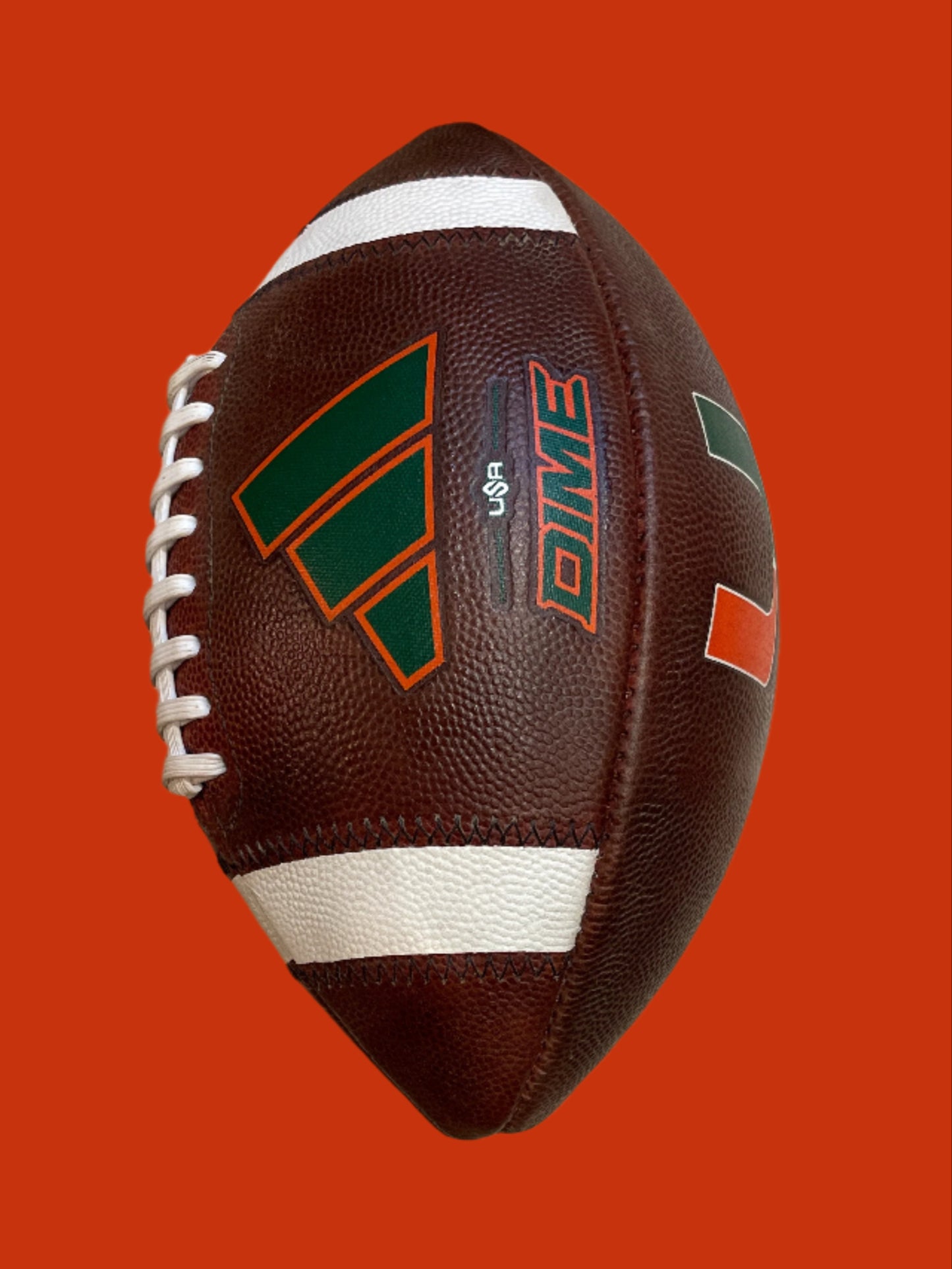 Adidas Dime Fully Prepped Football! -University of Miami