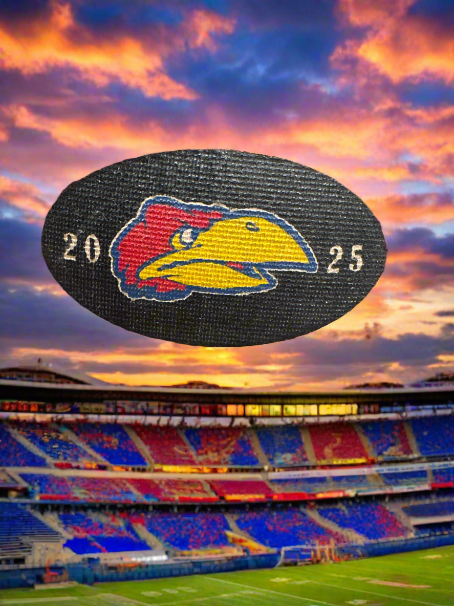2025 Kansas Adidas Dime Fully Prepped Game Ready Football! -Kansas Jayhawks!