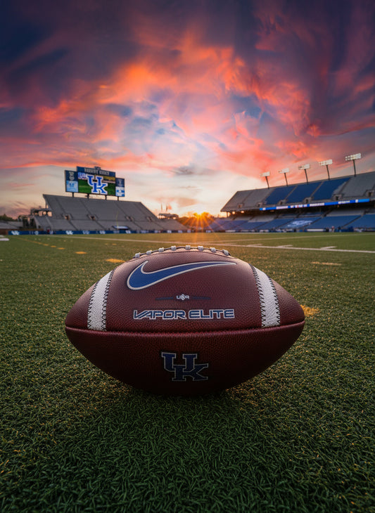 Nike Vapor Elite Fully Game Prepped Football! -Kentucky Wildcats