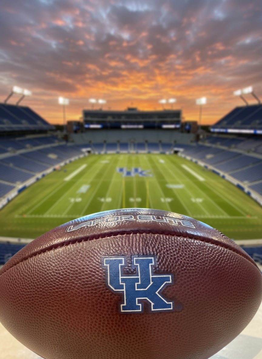 Nike Vapor Elite Fully Game Prepped Football! -Kentucky Wildcats