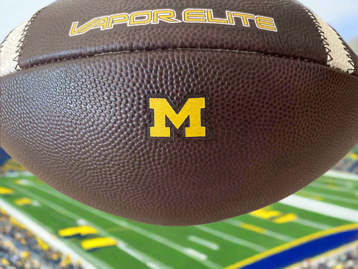 Nike Vapor Elite Fully Prepped Game Ready Football! -Michigan