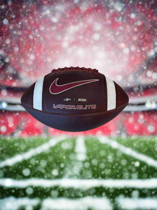 🚩 MAROON 🚩 Nike Vapor Elite Fully Prepped Game Ready Football! -Maroon