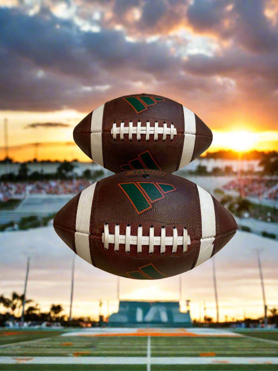 Adidas Dime Fully Prepped Football! -University of Miami