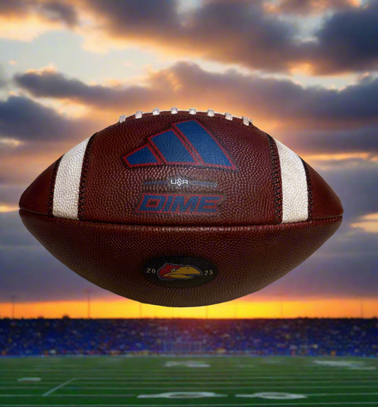 2025 Kansas Adidas Dime Fully Prepped Game Ready Football! -Kansas Jayhawks!