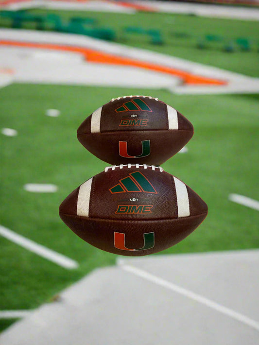 Adidas Dime Fully Prepped Football! -University of Miami