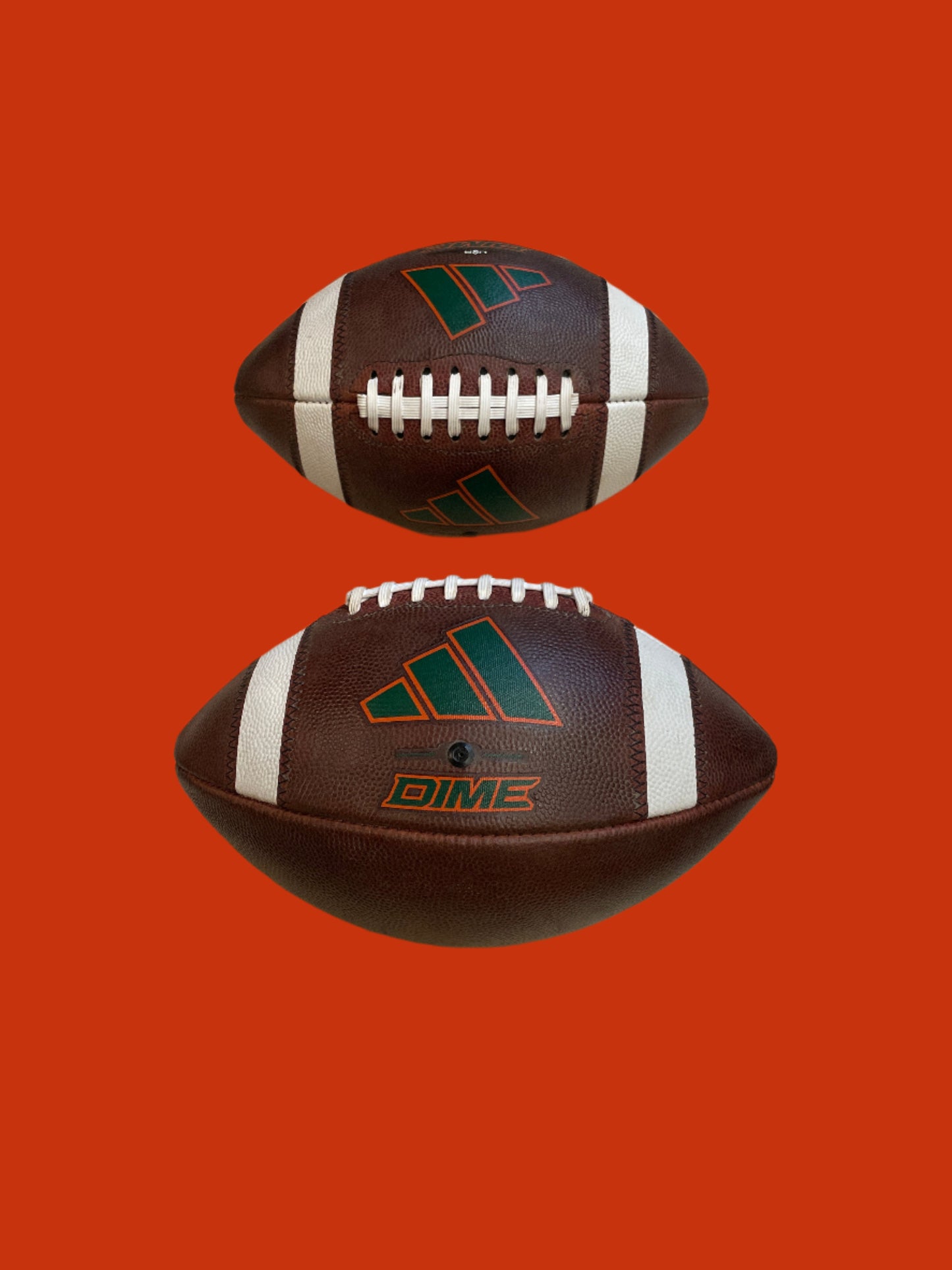 Adidas Dime Fully Prepped Football! -University of Miami