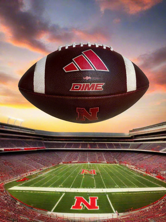 Adidas Dime Fully Prepped Game Ready Football! -University of Nebraska