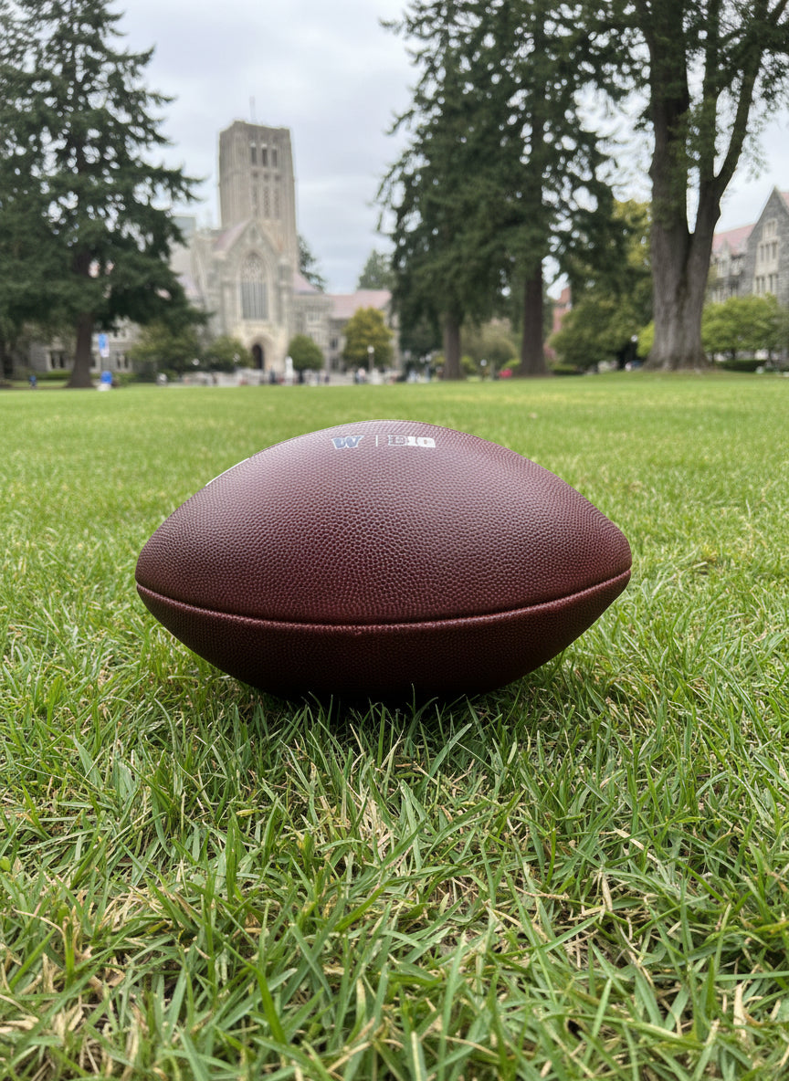 Adidas Dime Fully Prepped and Game Ready Football, Inaugural Season Ball! -Washington Huskies