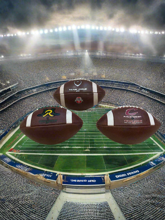 Fully Prepped Game Ready Team Issue Footballs! (Various Logos/Designs)