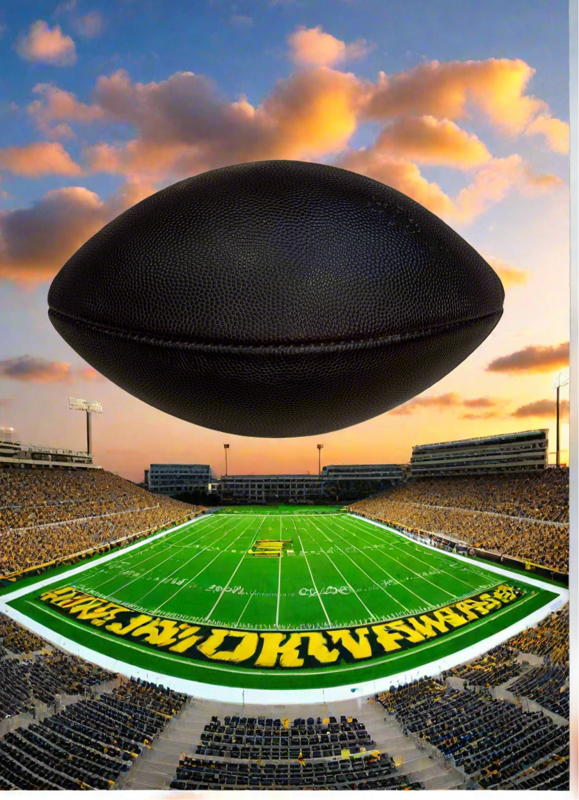 Nike Vapor Elite Fully Prepped Game Ready Football! -Iowa Hawkeyes