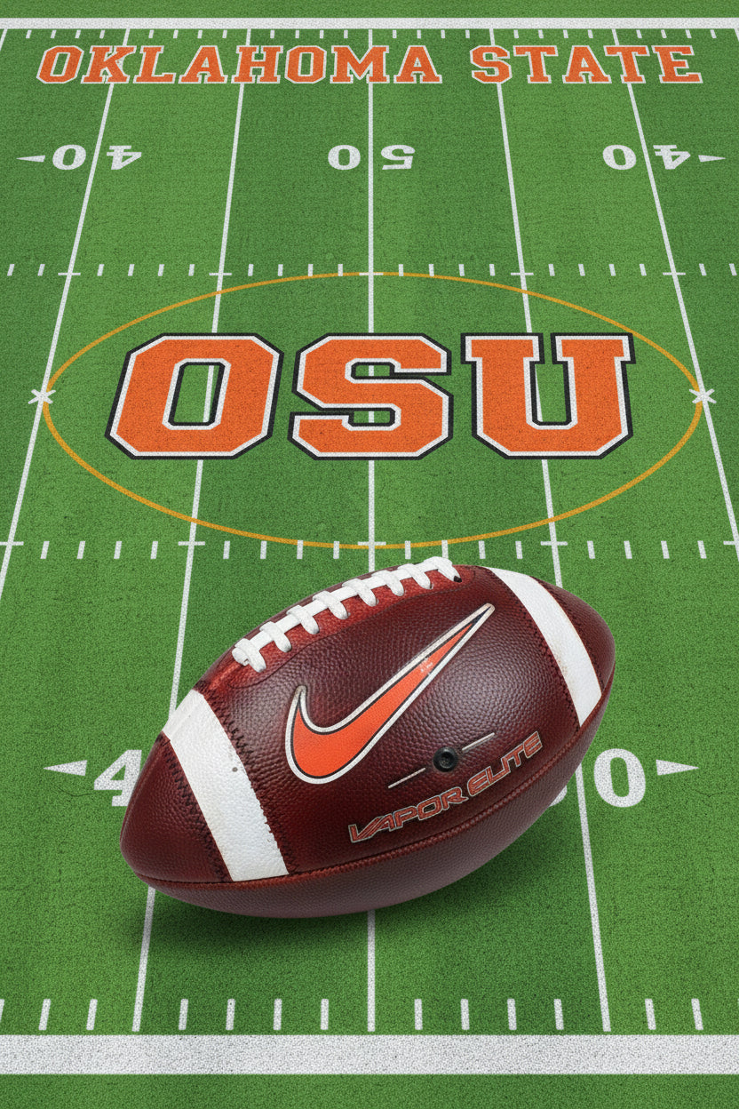 Nike Vapor Elite Fully Game Prepped Football! -Oklahoma State Cowboys