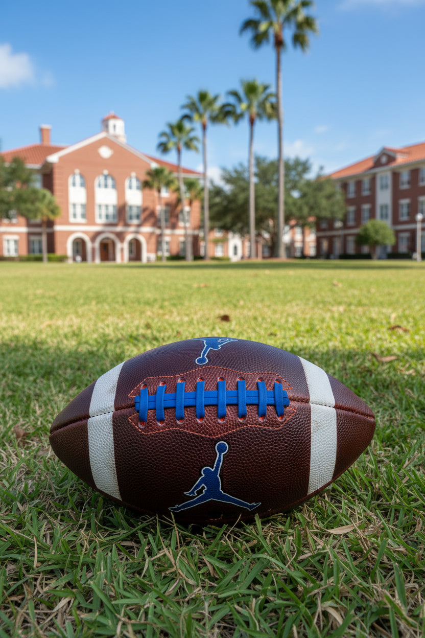 Jordan Fully Game Prepped Football! -University of Florida Gators! -COA INCLUDED