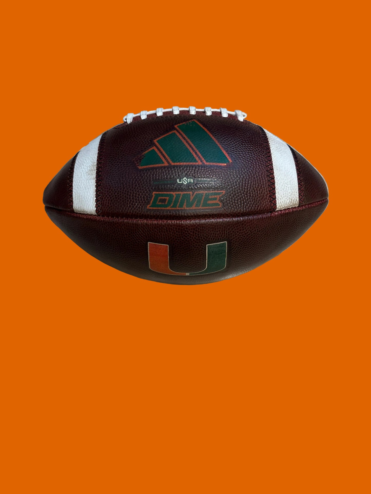 Adidas Dime Fully Prepped Football! -University of Miami