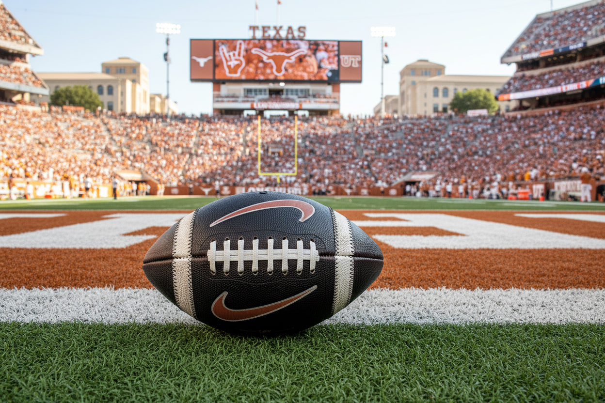 Nike Vapor Elite Fully Prepped Football with COA! -Texas