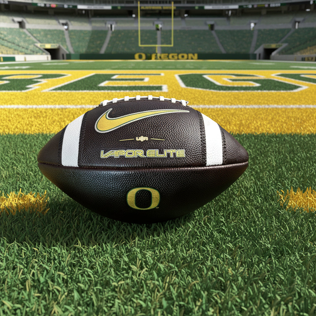 🦆 Nike Vapor Elite Fully Prepped Game Ready Football! Raised stitching -Oregon Ducks