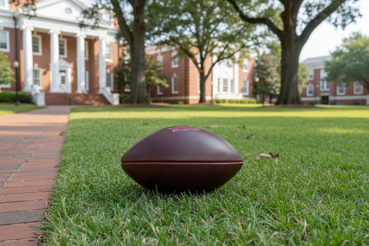 Nike Vapor Elite Fully Game Prepped Football! -Arkansas Razorbacks