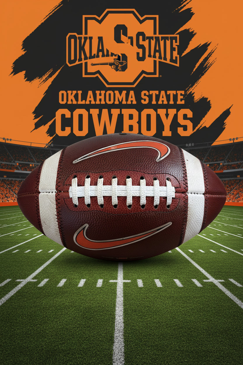 Nike Vapor Elite Fully Game Prepped Football! -Oklahoma State Cowboys