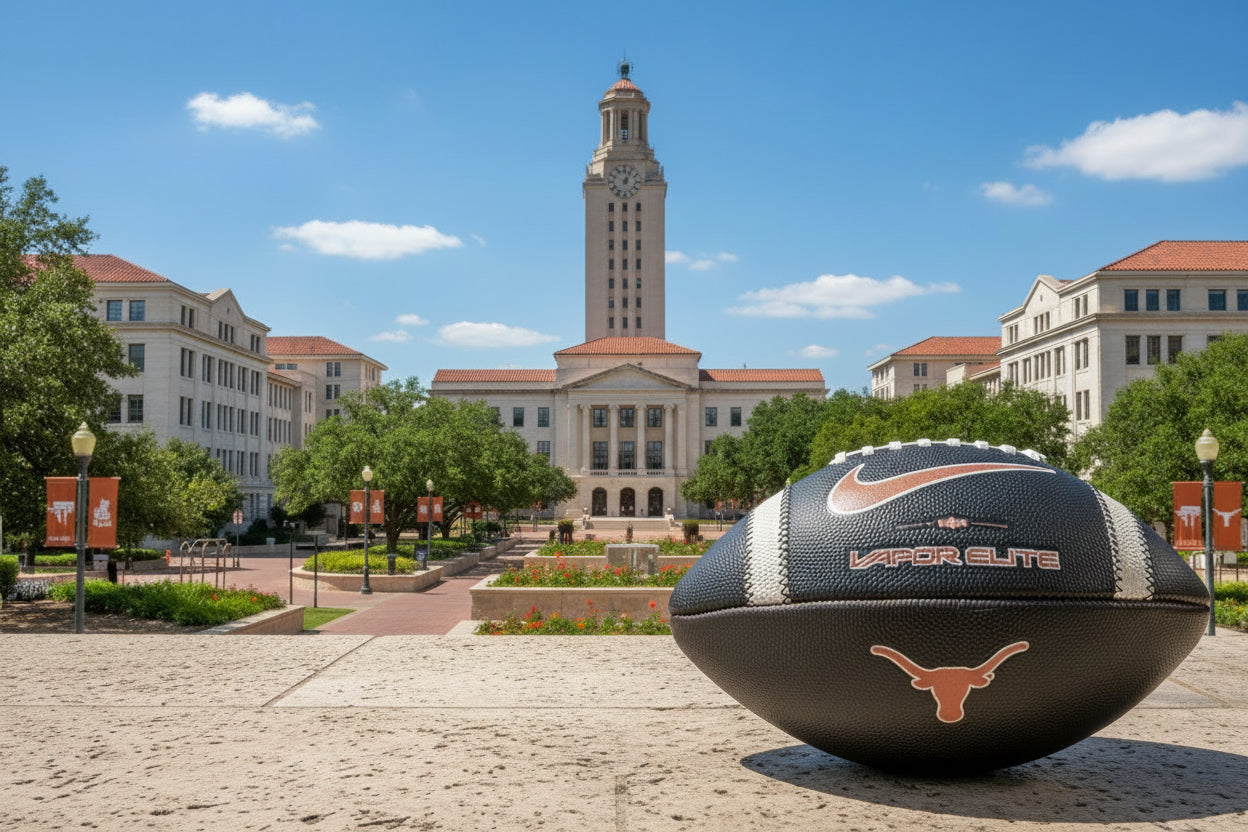 Nike Vapor Elite Fully Prepped Football with COA! -Texas