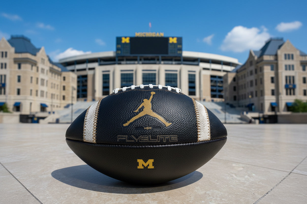 Michigan Jordan Fully Game Prepped Football! -Michigan Wolverines