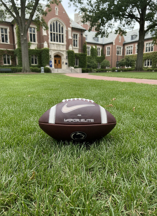 Nike Vapor Elite Fully Game Prepped Football! Rare Penn State "Away White Out”