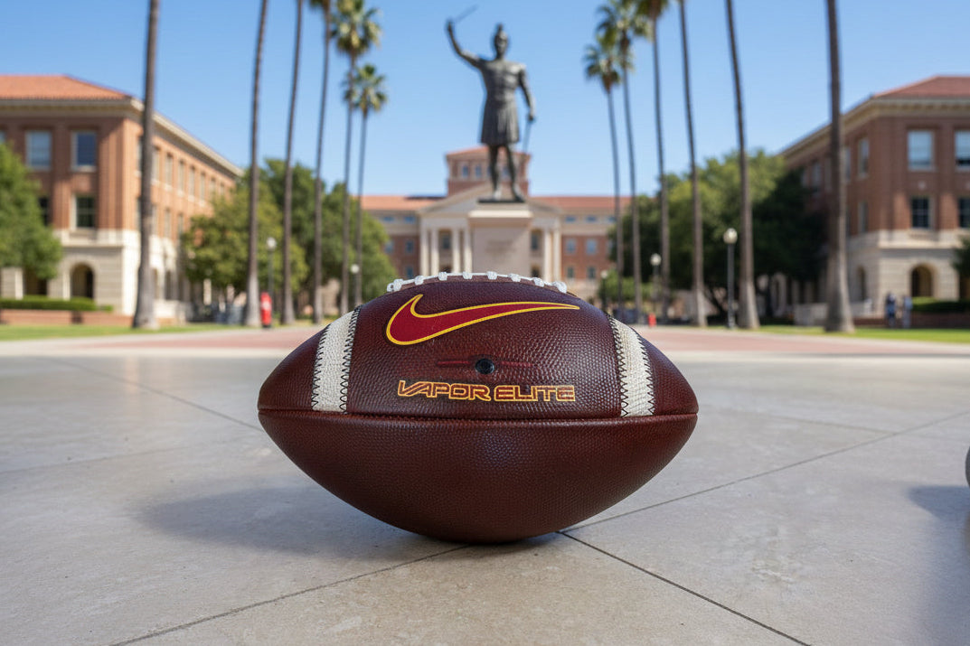 Nike Vapor Elite Fully Game Prepped Football with COA! -USC Trojans