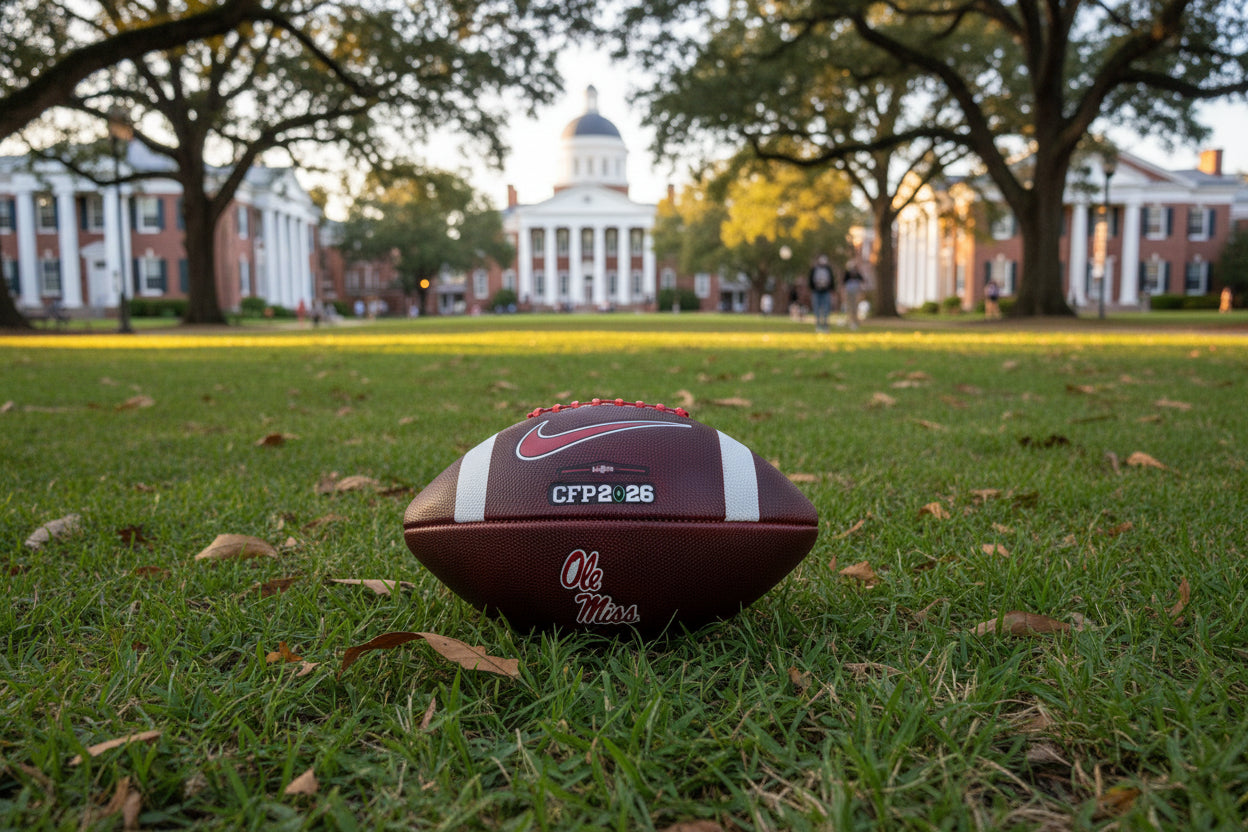College Football Playoff Game Prepped Limited Edition football! -Ole Miss