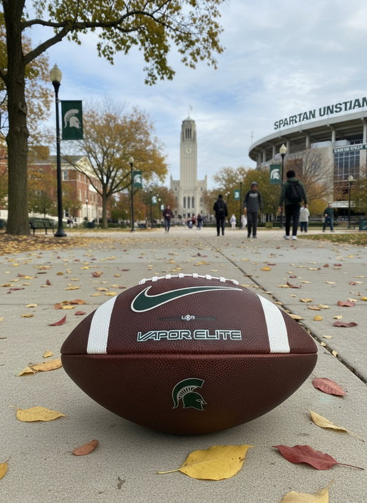 Nike Vapor Elite Fully Game Prepped Game Ready Football! -Michigan State Spartans
