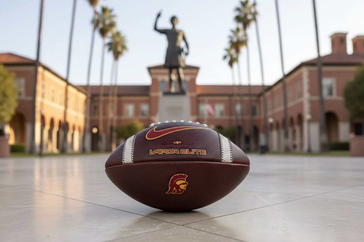 Nike Vapor Elite Fully Game Prepped Football with COA! -USC Trojans