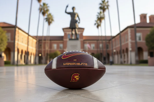 Nike Vapor Elite Fully Game Prepped Football with COA! -USC Trojans